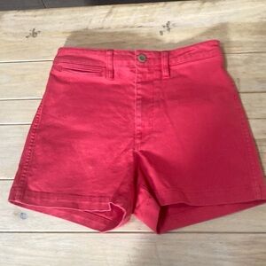 Madewell Canvas Shorts in size 28